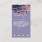 Boho Nebula Mandala, Mystical Visitekaartje (Voorkant)