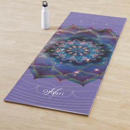 Boho Nebula Mandala, Mystical Yogamat