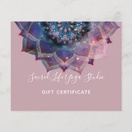 Boho Nebula Mandala, Mystiek Flyer