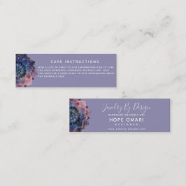 Boho Nebula Mandala, Mystiek Mini Visitekaartje