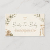 Boho Nesting Party Boeken voor Baby Kaart (Voorkant)
