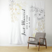 Boho net getrouwd bruiloft feestdecoratie wandkleed (In situ)