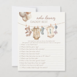 Boho neutraal babykleding die papa spel kent