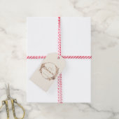 Boho Neutraal Eid Mubarak Cadeaubijslab Elegante P Cadeaulabel (Met Touw)