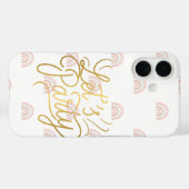 Boho Neutraal Elegante Hoestebehuizing | laten we Case-Mate iPhone Case (Achterkant (horizontaal))