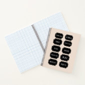 Boho Neutraal Elegante Notitieboek Journal | voorr (Binnen)