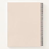 Boho Neutraal Elegante Notitieboek Journal | voorr (Achterkant)
