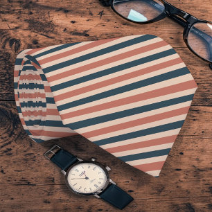 Boho neutraal gekleurde strepen das