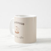 Boho Neutraal Grappige Vader Koffiemok (Voorkant links)