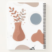Boho Neutraal Schoon Notitieboek Journaal | tuinti (Achterkant)