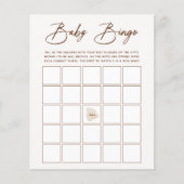 Boho Neutral Baby Bingo Game (Voorkant)