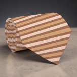 Boho Neutral Colored Stripes Necktie Stropdas<br><div class="desc">This stylish necktie features a contemporary boho design with a palette of neutral colors. The subtle striped pattern adds a touch of sophistication and versatility to any outfit. Perfect for adding a unique flair to your look,  this tie is an excellent choice for both casual and formal occasions.</div>