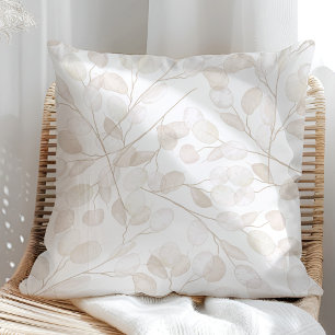 Boho Neutral Dry Lunaria Moon Violet Kussen