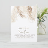 Boho Neutral Ecru Vrijgezellenfeest Kaart (Staand voorkant)