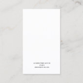 BOHO NEUTRAL Logo Oorsprongsvertoning Visitekaartje (Achterkant)