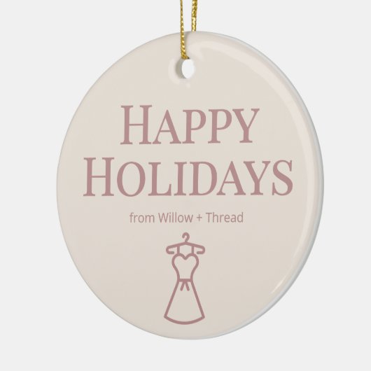 Boho Neutral Logo Ornament for Boutiques (Links)