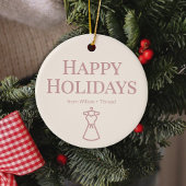 Boho Neutral Logo Ornament for Boutiques