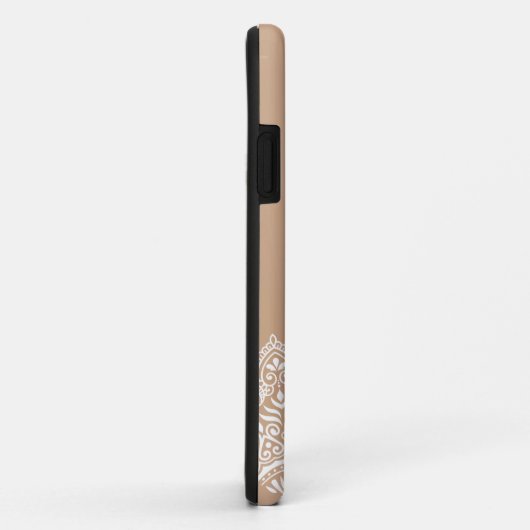 Boho Neutral Mandala Aangepaste Naam Case-Mate iPhone Case (Achterkant/rechts)