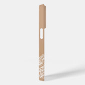 Boho Neutral Mandala Aangepaste Naam Case-Mate iPhone Case (Achterkant / Rechts)