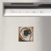 Boho Neutral Pregnancy Announcement keepsake  Magneet (Insitu (Vaatwasser))