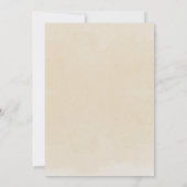 Boho Neutral Wood Block Letters Het is een Girl Sh Kaart (Achterkant)