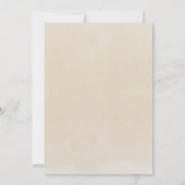 Boho Neutral Wood Block Letters Het is een Girl Sh Kaart (Achterkant)