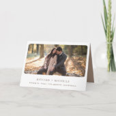 Boho Neutrale Aardse Bloem Taupe QR Code Trouwen (Voorkant)