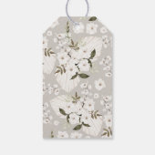 Boho Neutrale Baby Shower Bedank Je Geschenklabel Cadeaulabel (Achterkant)
