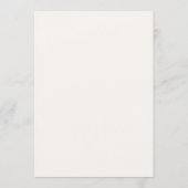 Boho Neutrale Beige Waterverf Bruiloftsborrel Kaart (Achterkant)