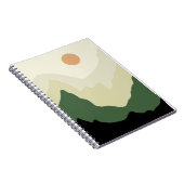 Boho neutrale bergen notitieboek (Rechterzijde)