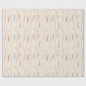 Boho neutrale bruine tinten kleuren strepen native cadeaupapier (Vlak)