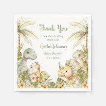 Boho Neutrale Dinosaurus Baby Shower
