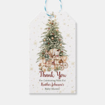 Boho Neutrale Kerst Baby Shower