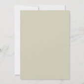 Boho Neutrale Kleren Baby Shower Kaart (Achterkant)