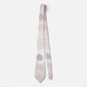 Boho Neutrale Ruimtedoedels Aesthetisch design Stropdas (Voorkant)