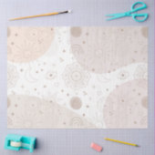 Boho Neutrale Ruimtedoedels Aesthetisch design Tissuepapier (Craft)