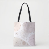 Boho Neutrale Ruimtedoedels Aesthetisch design Tote Bag (Voorkant)