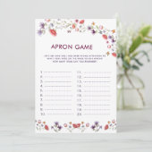 Boho New Chapter Begins Apron Bridal Shower Game (Staand voorkant)