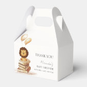 Boho Nieuw Chapter Wild Lion Balloon Baby shower Bedankdoosjes (Achterkant)