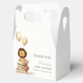 Boho Nieuw Chapter Wild Lion Balloon Baby shower Bedankdoosjes (Geopend)