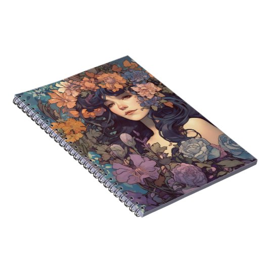 Boho Nouveau Pillow Notitieboek (Rechterzijde)