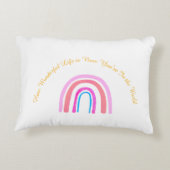 Boho 'Now That You're In The World' Accent Kussen (Achterkant)