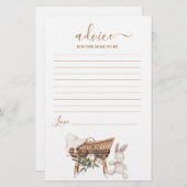 Boho Nursery Advice for Mam to be Card (Voorkant / Achterkant)