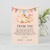 Boho Nursery Baby Baby shower Hartelijk dank Bedankkaart (Staand voorkant)