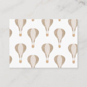 Boho Nursery Baby shower Books for Baby Informatiekaartje (Achterkant)