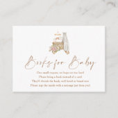Boho Nursery Baby shower Books for Baby Informatiekaartje (Voorkant)