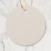 Boho Nursery Baby shower Dank je wel Bedankjes Labels (Achterkant)