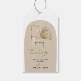 Boho Nursery Baby shower Dank u Label Cadeaulabel