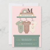 Boho Nursery Baby shower Kaart (Voorkant)