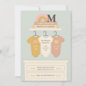 Boho Nursery Baby shower Kaart (Voorkant)